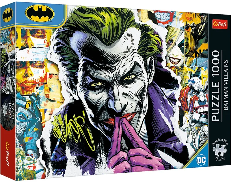 legpuzzel Joker Batman 1000 stukjes Premium Plus kwaliteit. de Trefl, édition Multicolore – boîte