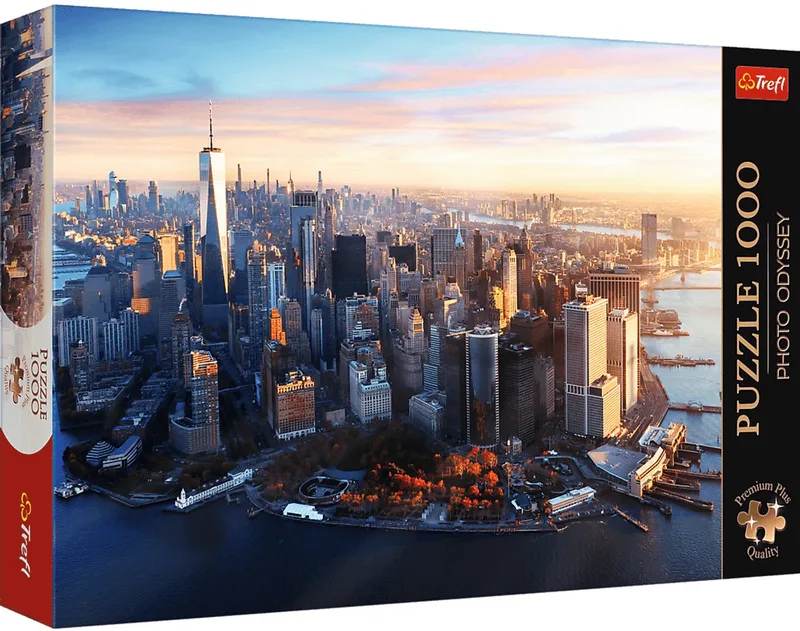legpuzzel Manhattan New York - Premium Plus 1000 stukjes. de Trefl, édition Multicolore – boîte