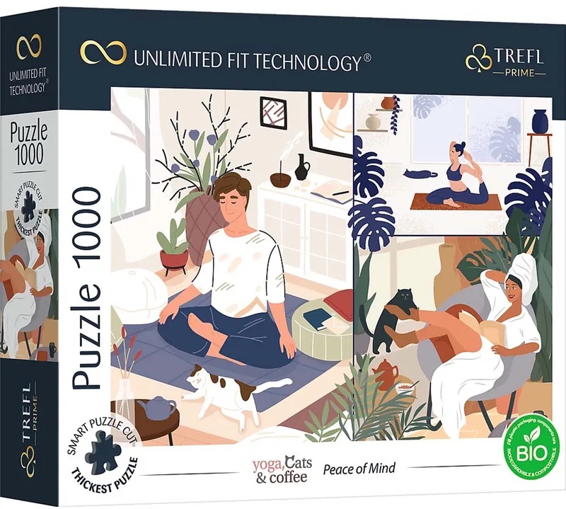 legpuzzel Peace of Mind 1000 stukjes FSC karton duurzaam. from Trefl, Multicolour edition – box