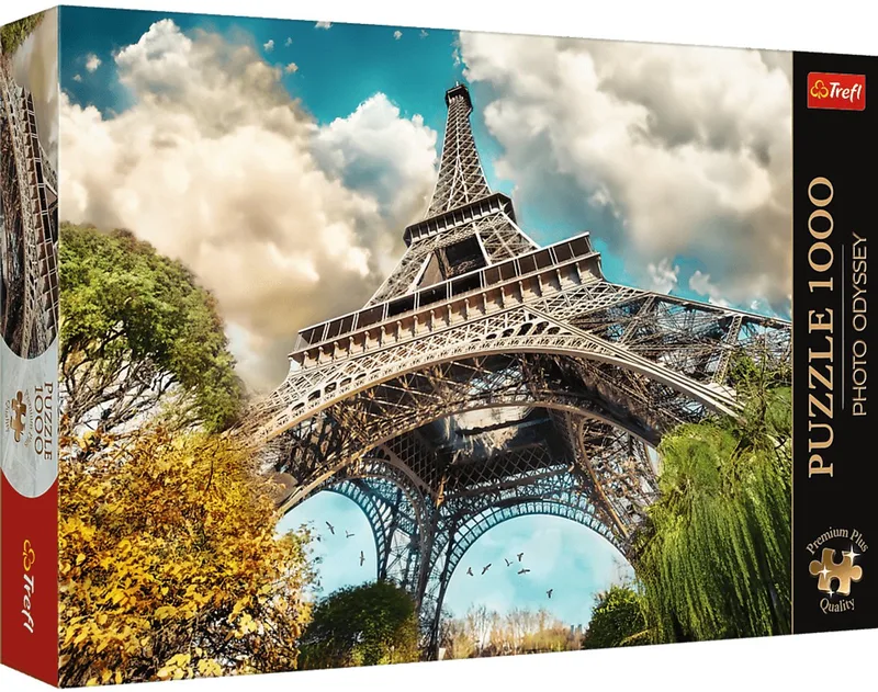legpuzzel - Photo Odyssey Eiffeltoren Parijs 1000 stukjes. van Trefl, editie Meerkleurig – doos