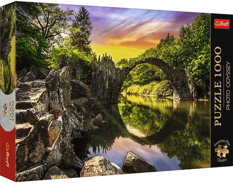 legpuzzel Photo Odyssey Rakotz Bridge Duitsland 1000 stukjes. van Trefl, editie Meerkleurig – doos