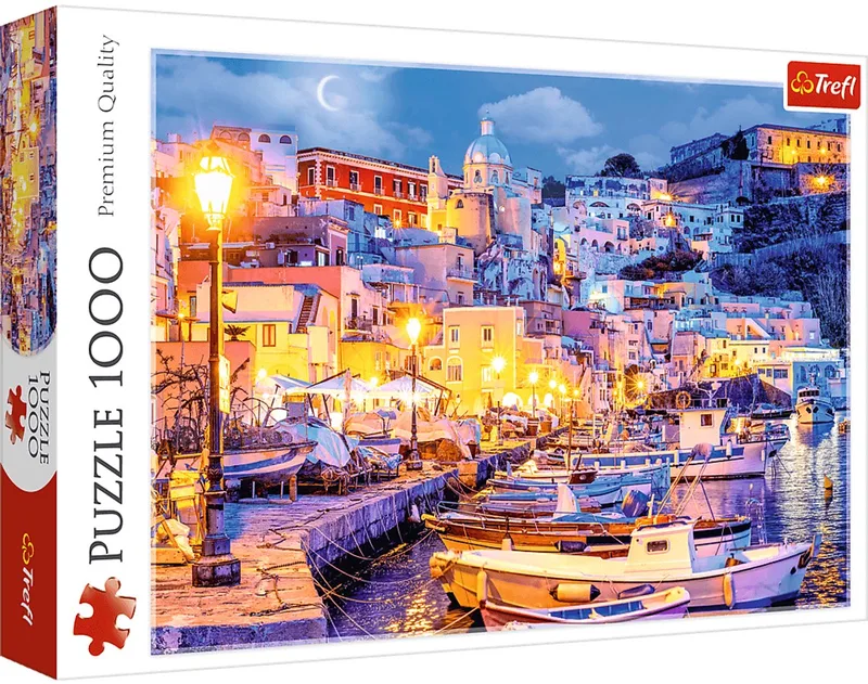legpuzzel Procida eiland Italië 1000 stukjes puzzel volwassenen. van Trefl, editie Meerkleurig – doos 1 van 2