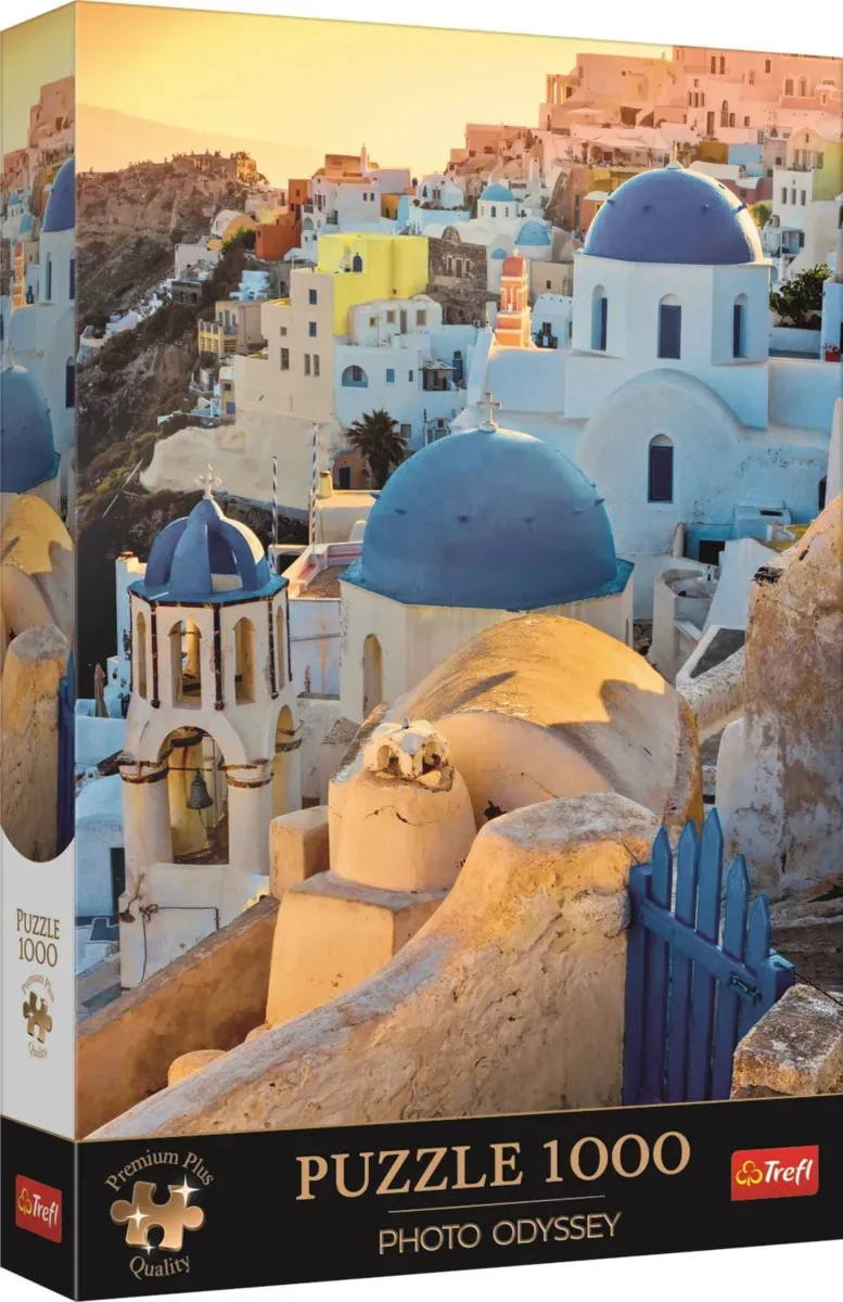 legpuzzel Santorini Oia 1000 stukjes - puzzel volwassenen. van Trefl, editie Meerkleurig – doos 2 van 2