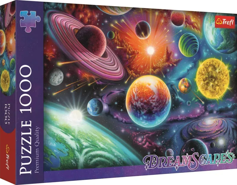 legpuzzel Space Adventure 1000 stukjes - kleurrijke puzzel. van Trefl, editie Meerkleurig – doos 2 van 2