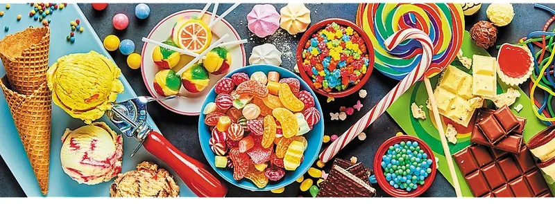 legpuzzel Sweet Delights 1000 stukjes panorama karton. van Trefl, editie Meerkleurig – doos