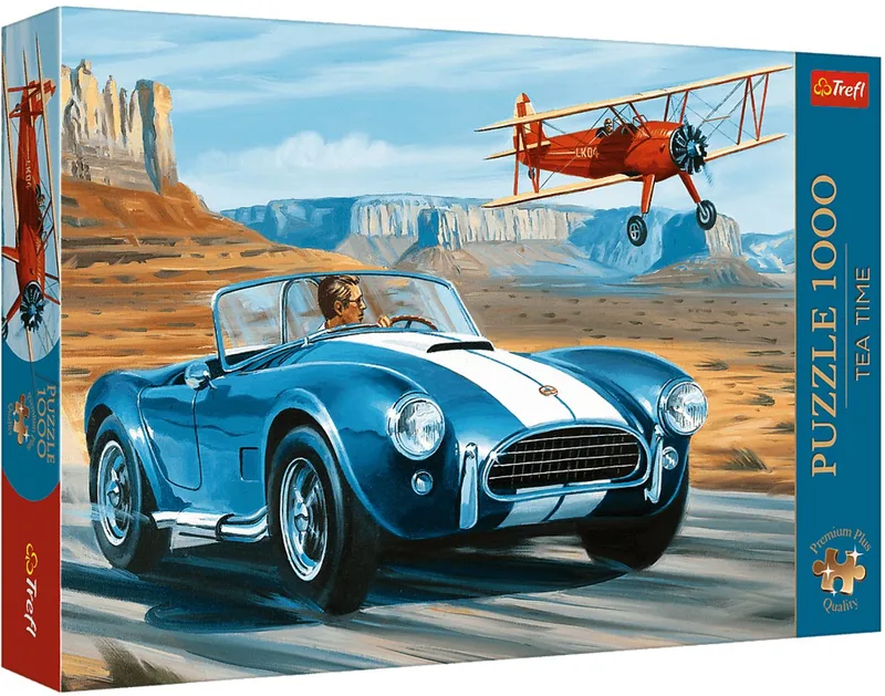 legpuzzel Tea Time The Desert Race 1000 stukjes premium kwaliteit. van Trefl, editie Meerkleurig – doos