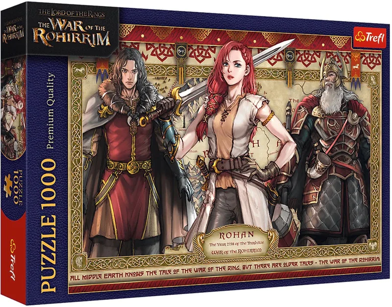 legpuzzel The Lord of the Rings War of the Rohirrim 1000 stukjes. van Trefl, editie Meerkleurig – doos 1 van 2