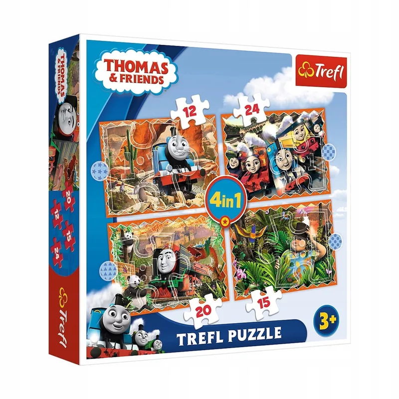 Legpuzzel Thomas: 12/15/20/24 stukjes van Trefl – doos
