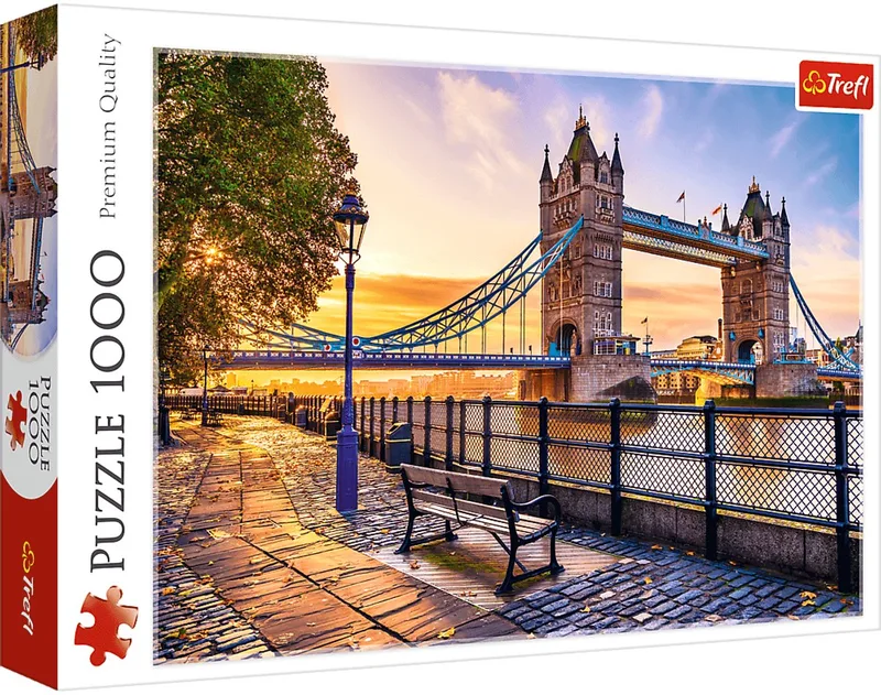 legpuzzel Tower Bridge London 1000 stukjes puzzelspel. van Trefl, editie Meerkleurig – doos