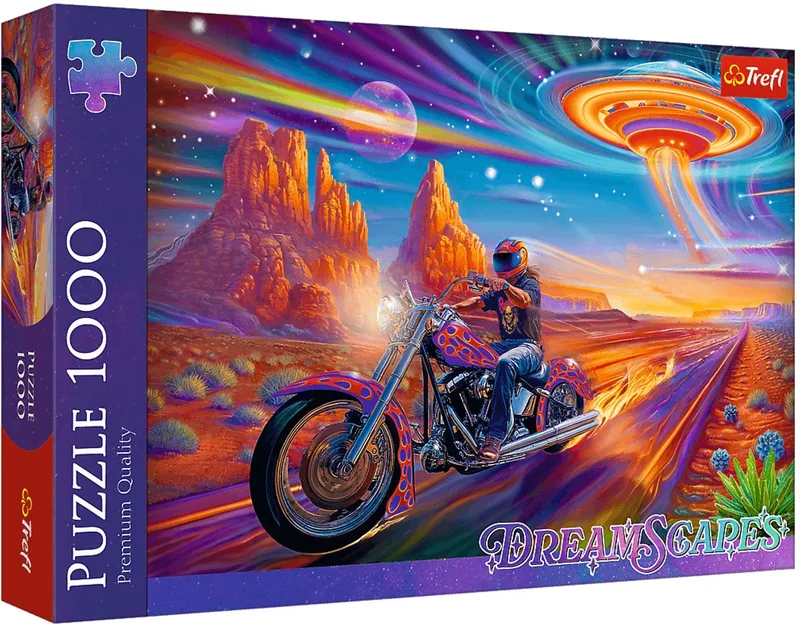 legpuzzel Wild Ride - 1000 stukjes - fantasie puzzel. de Trefl, édition Multicolore – boîte 1 sur 2