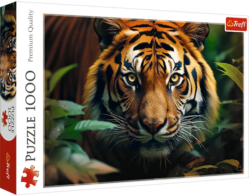 legpuzzel Wild Tiger - 1000 stukjes dierenpuzzel. van Trefl, editie Meerkleurig – doos