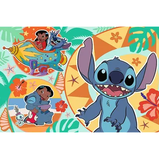 Lilo & Stitch Maxi Groot Formaat Legpuzzel - 24 stukjes - Vanaf 3 jaar from Trefl, Wielkleurig edition – box 3 of 3