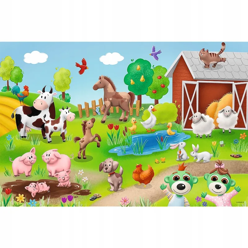 Maxi Boerderij Dieren Puzzel 24 Stuks voor Peuters from Trefl – box