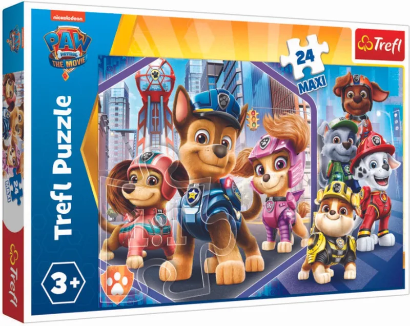 Maxi Puzzel Paw Patrol Movie 24 Stukjes van Trefl, editie Meerkleurig – doos