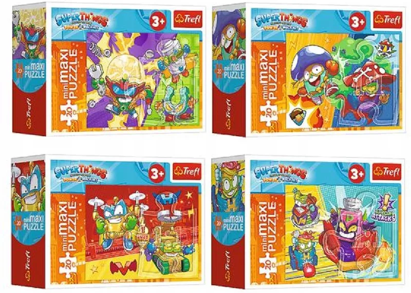 Mini Maxi Puzzel Geheime Actie 20 Stukjes Super Things from Trefl – box