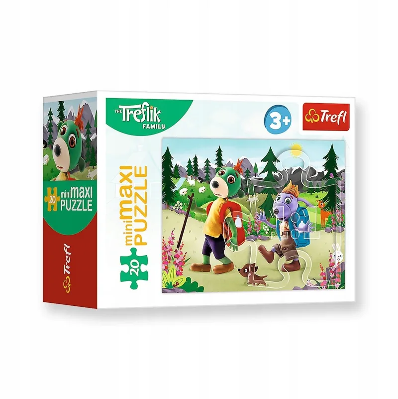 Mini Maxi Puzzel: Zomerse Dag, 20 Stukjes van Trefl, editie Meerkleurig – doos