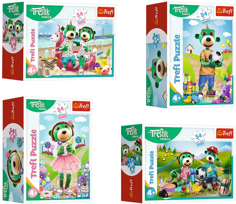 Mini Puzzel 54 Stukjes voor Kinderen 4+ from Trefl, Multicolour edition – box