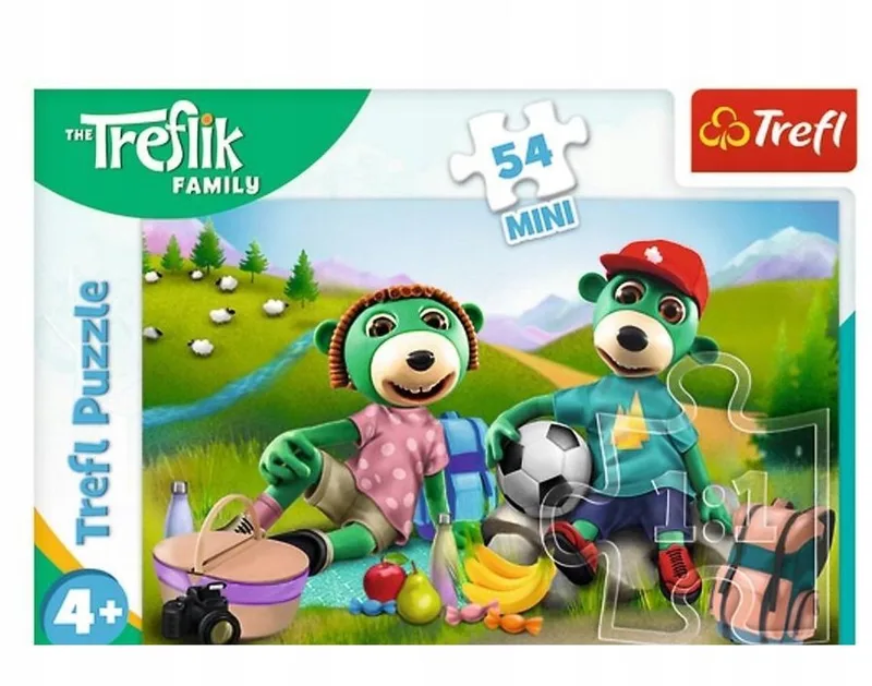 Mini Puzzel Vrolijke Wereld van Trefliks 54 Stukjes van Trefl – doos