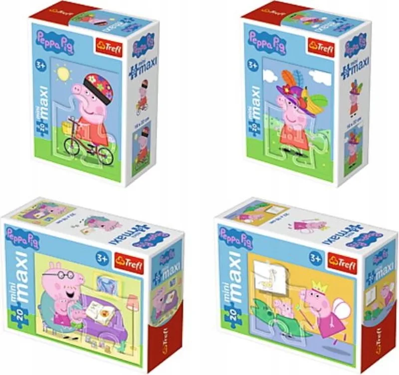 MiniMaxi Peppa Pig Puzzel 20 Stukjes (3+ Jaar) from Trefl – box