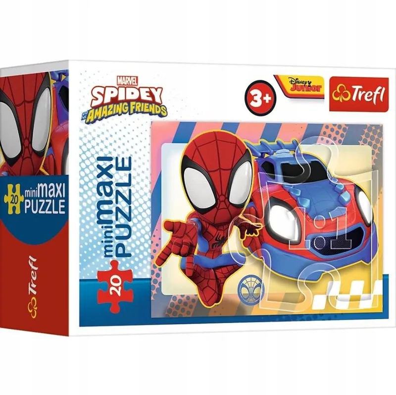 MiniMaxi-puzzel 20 stukjes - Geweldige Spidey 3 van Trefl, editie Meerkleurig – doos
