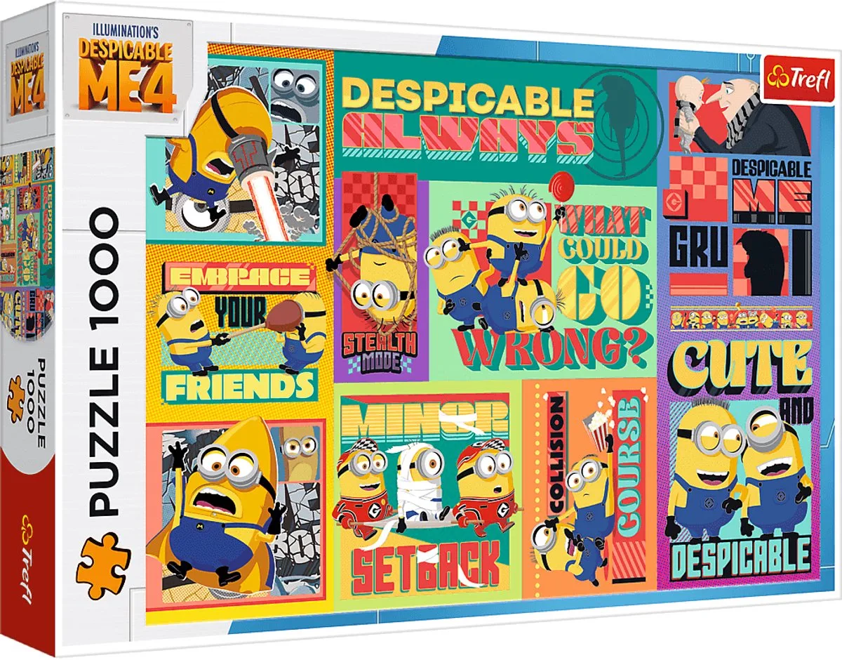 Minions Puzzel - 1000 Stukjes Legpuzzel - Vanaf 12 jaar van Trefl, editie Meerkleurig – doos