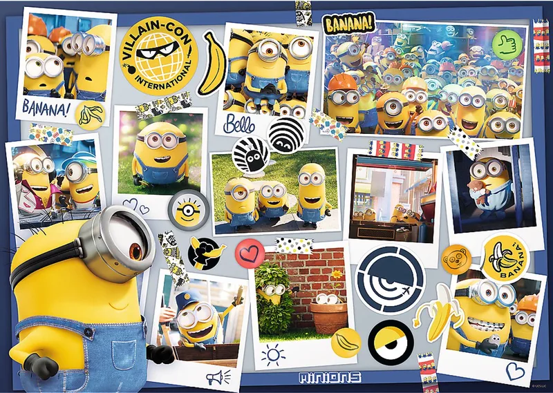 Minions puzzel - 500 stukjes - kleurrijke legpuzzel. van Trefl, editie Meerkleurig – doos