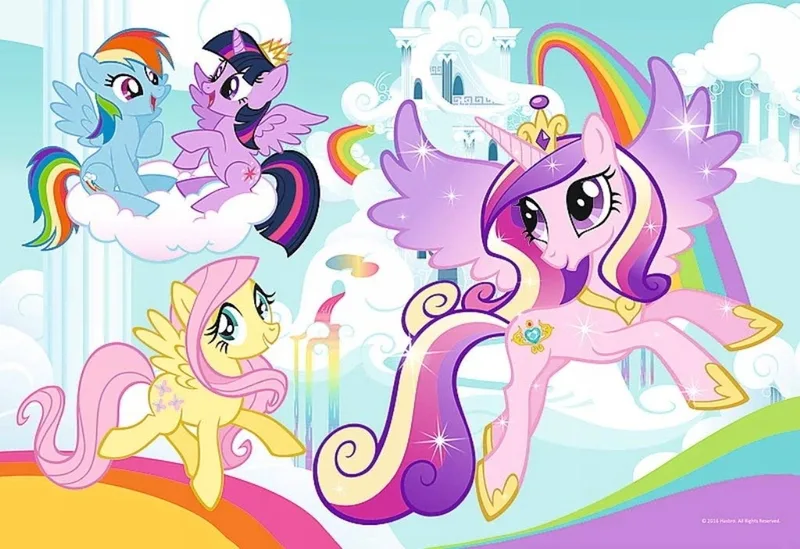 My Little Pony 20-delige Dubbelzijdige Puzzel from Trefl, Multicolour edition – box