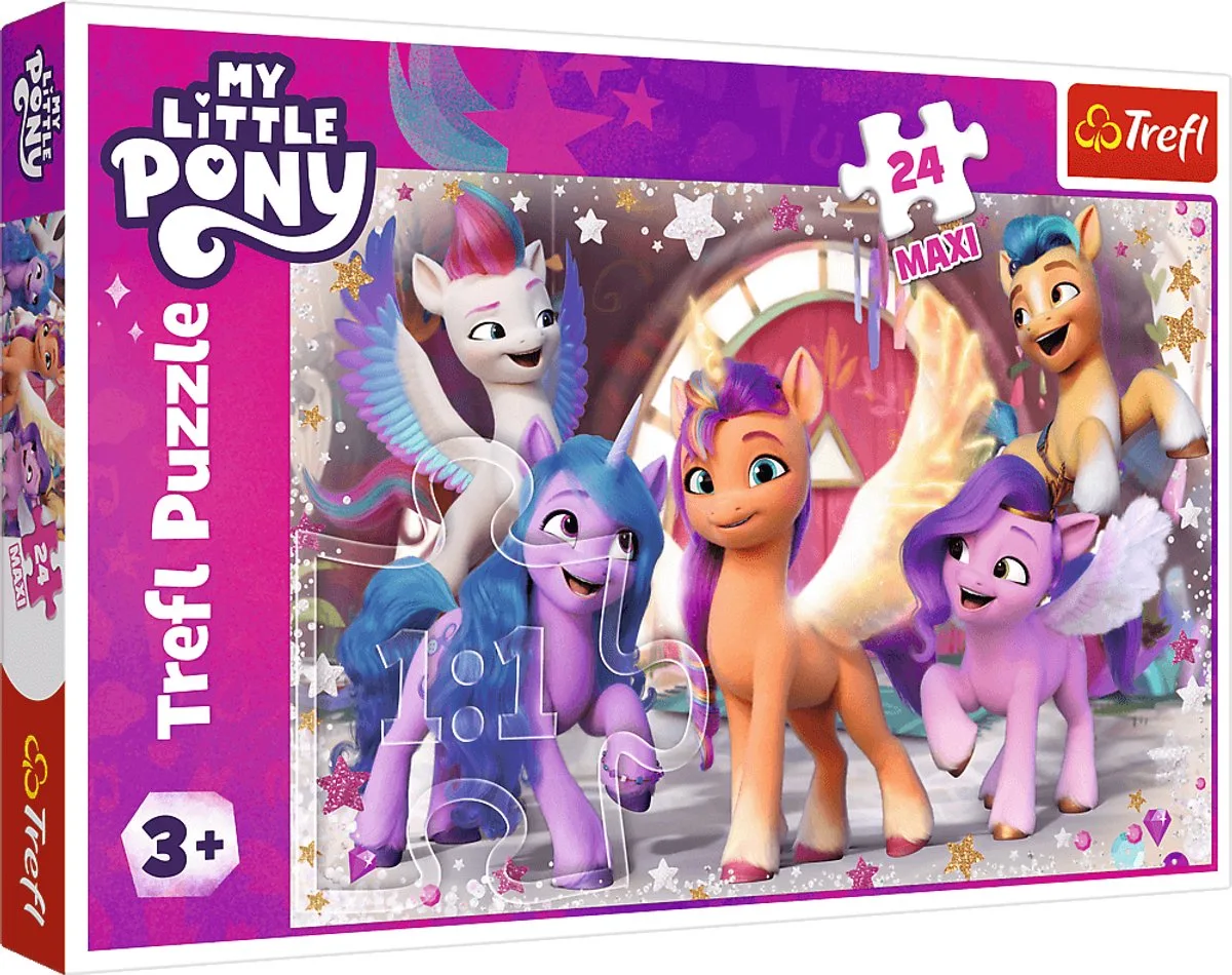 My Little Pony Maxi Legpuzzel - 24 stukjes - Vanaf 3 jaar från Trefl, utgåva Flerfärgad – kartong