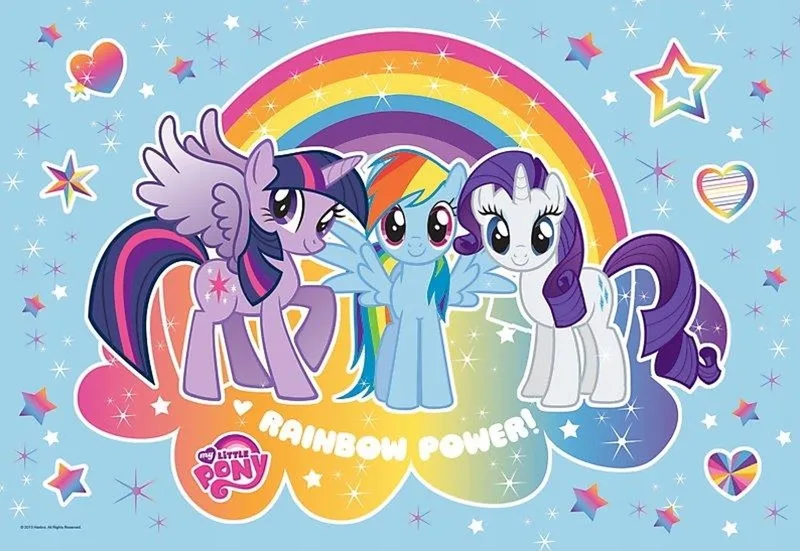 My Little Pony Puzzel 15 Stuk - Lichtgevend de Trefl – boîte