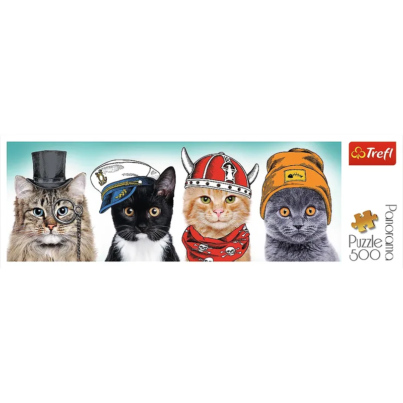 Panorama Pluizig Team Legpuzzel - 500 stukjes - Vanaf 10 jaar de Trefl, édition Multicolore – boîte 3 sur 3