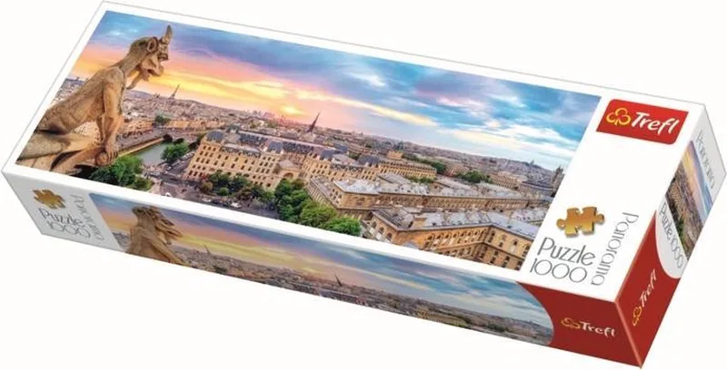Panorama puzzel - 1000 stukjes from Trefl, Kathedraal Notre-Dame edition – box
