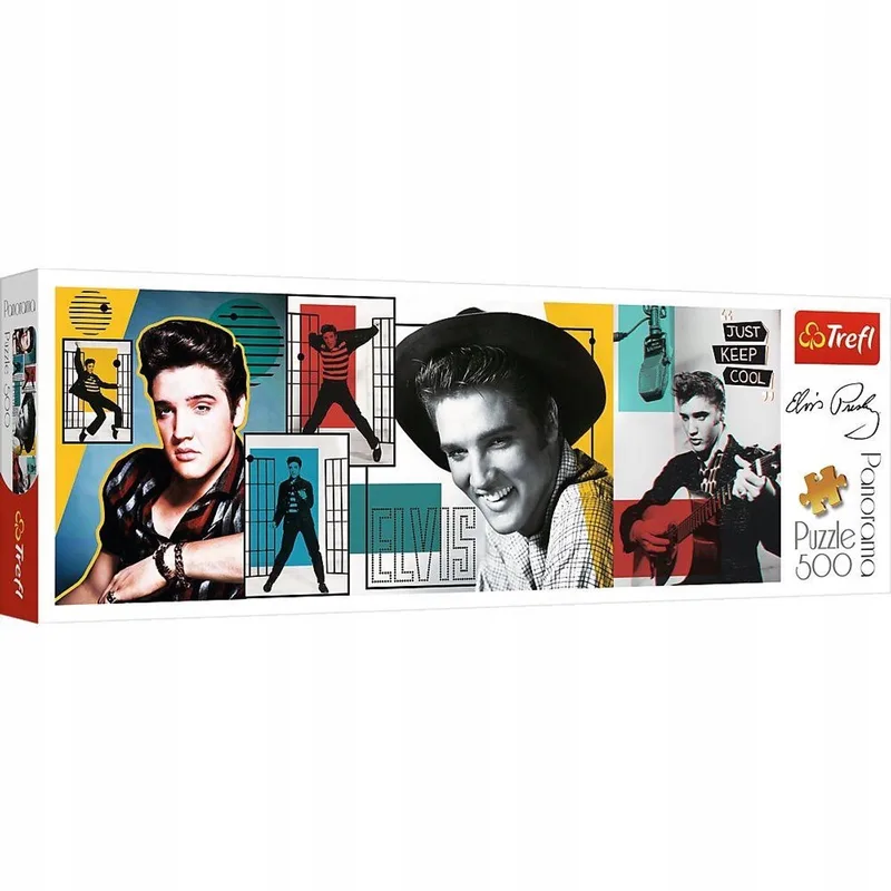 Panoramapuzzel Elvis Presley 500 Stukken - Vanaf 12 jaar from Trefl, Multicolour edition – box