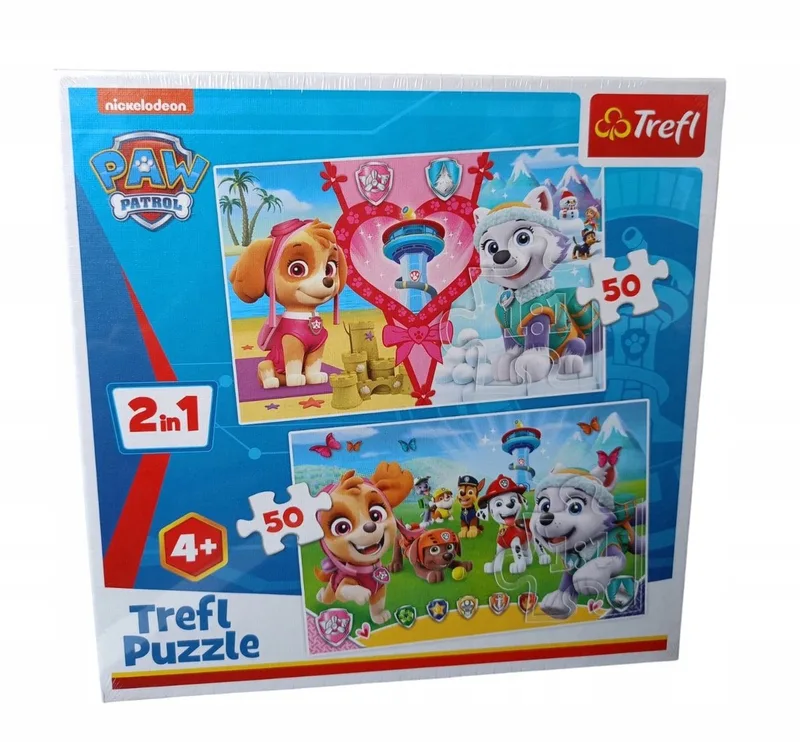 Paw Patrol 2-in-1 puzzels - 100 stukjes from Trefl – box