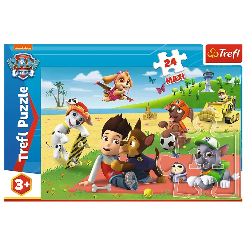 PAW Patrol Maxi Legpuzzel - 24 stukjes - Vanaf 3 jaar de Trefl, édition Multicolore – boîte 2 sur 3