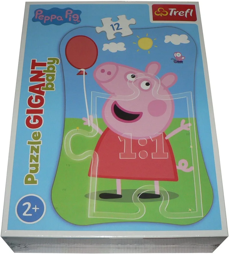 Peppa Pig Gigant Baby Vloerpuzzel 12 Stuks 40x60 cm from Trefl – box