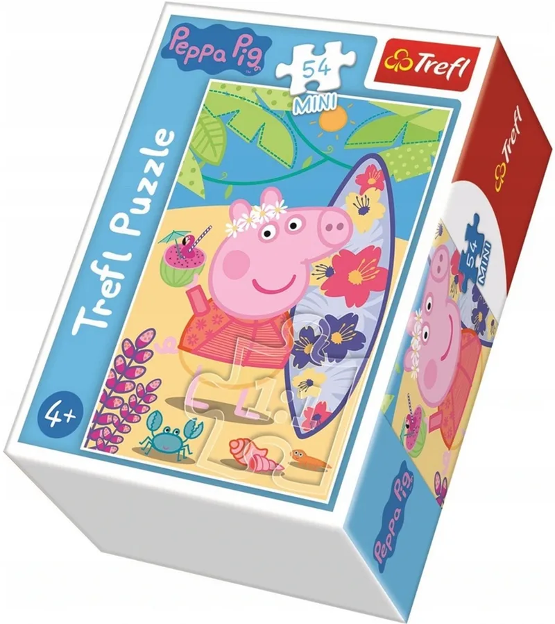 Peppa Pig Mini Puzzel 54 Stukjes - Vrolijke Dag from Trefl – box