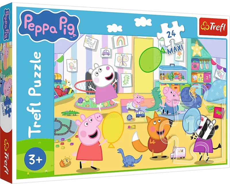 Peppa Pig puzzel - 24 Maxi stukjes - Peppa Pig speelgoed. from Trefl, Multicolour edition – box