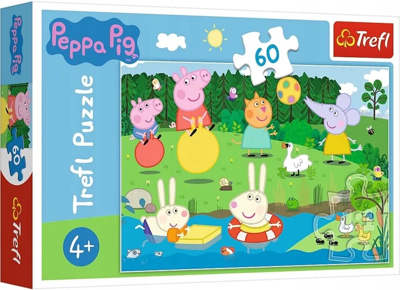 Peppa Pig Puzzel 60 Elementen - Educatief Speelgoed voor Kinderen from Trefl – box