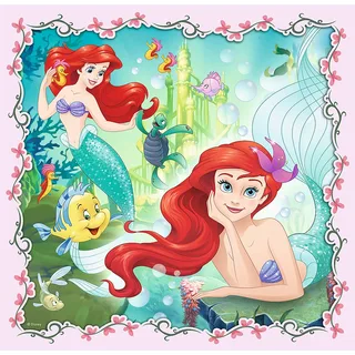Princess 3-in-1 puzzel - 20/36/50 puzzel von Trefl, Ausgabe Prinsessen – Schachtel 3 von 3
