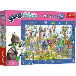 puzzel - 100 stukjes - Observation - Spy Guy - pretpark. från Trefl, utgåva Flerfärgad – kartong 2 av 2