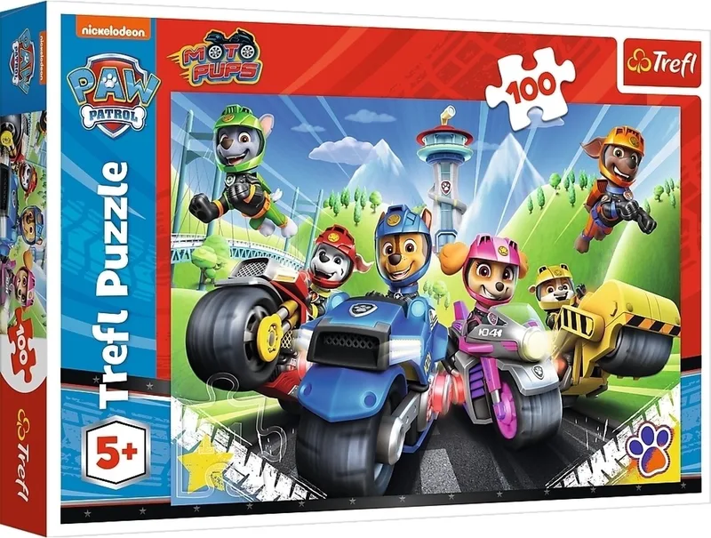 puzzel - 100 stukjes från Trefl, utgåva Paw Patrol – kartong
