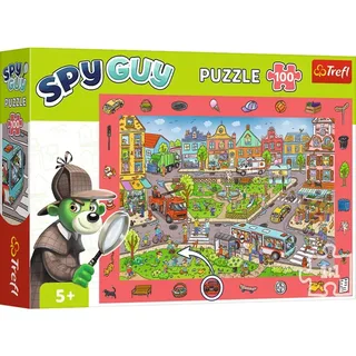 puzzel 100 stukjes - Spy Guy - stad - observatiepuzzel. from Trefl, Multicolour edition – box 2 of 2