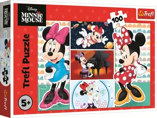 Puzzel 100 Stukjes - Vrolijke Minnie Mouse from Trefl, Multicolour edition – box 2 of 2