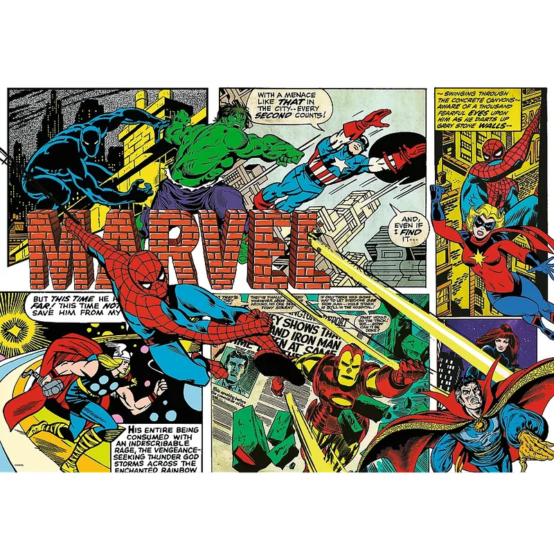 puzzel 1000 stukjes Avengers Disney 100 - legpuzzel Marvel. from Trefl, Multicolour edition – box 3 of 3