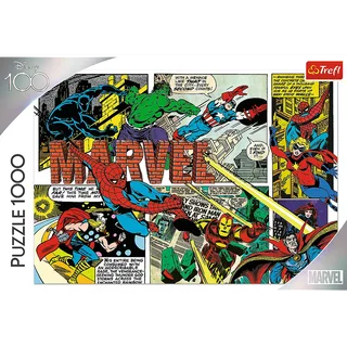 puzzel 1000 stukjes Avengers Disney 100 - legpuzzel Marvel. from Trefl, Multicolour edition – box 2 of 3