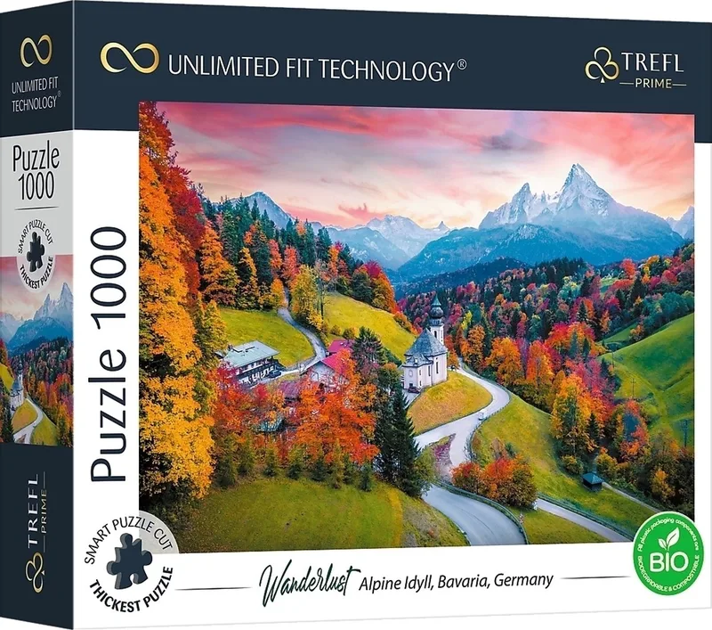 puzzel - 1000 stukjes from Trefl, Beierse Alpen edition – box