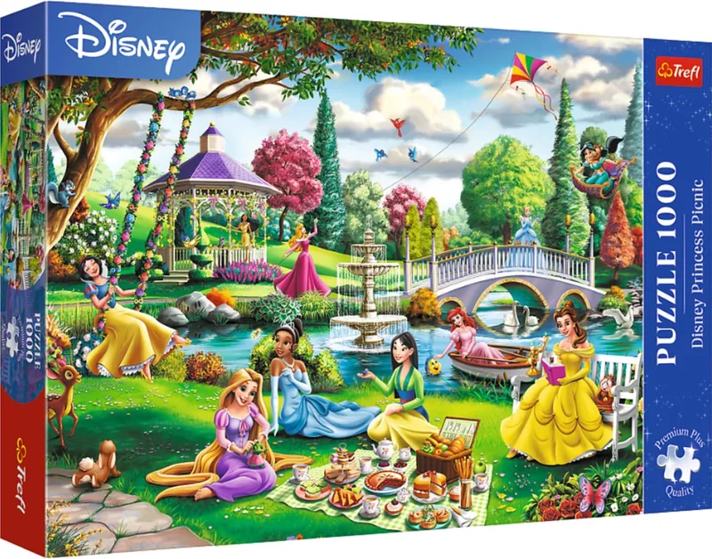 puzzel 1000 stukjes Disney Princess picknick - Premium Plus FSC. de Trefl, édition Multicolore – boîte