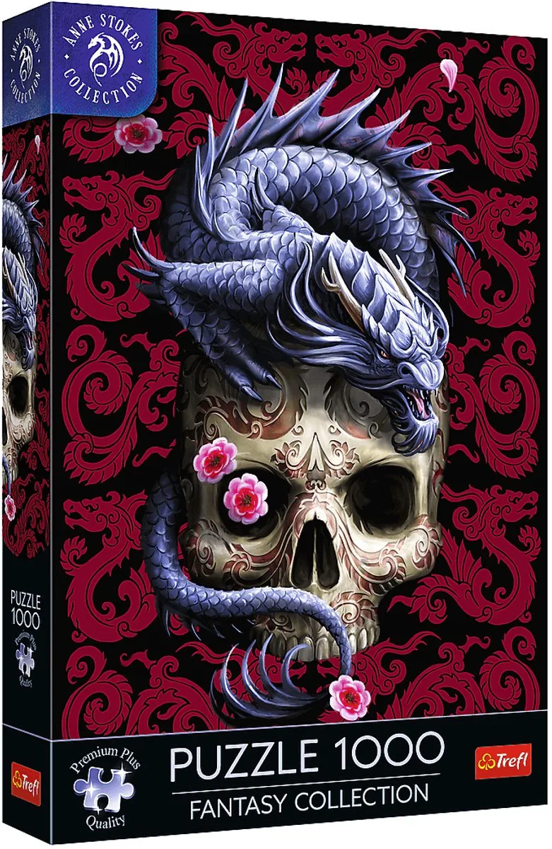 puzzel 1000 stukjes - Fantasy Collection Oriental Dragon Anne Stokes. from Trefl, Multicolour edition – box