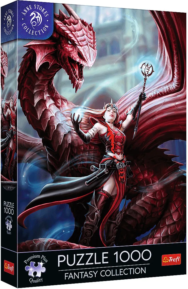 puzzel 1000 stukjes - Fantasy Collection Scarlet Mage Anne Stokes. from Trefl, Multicolour edition – box 1 of 2