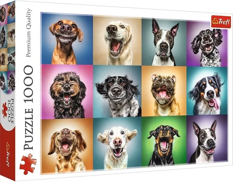 puzzel - 1000 stukjes de Trefl, édition Grappige Honden – boîte